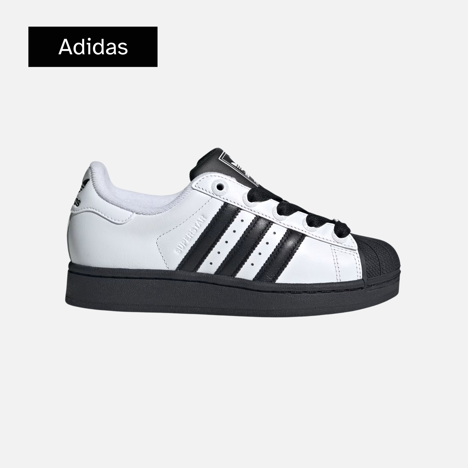 Superstar 2 J 'White Black Toe'