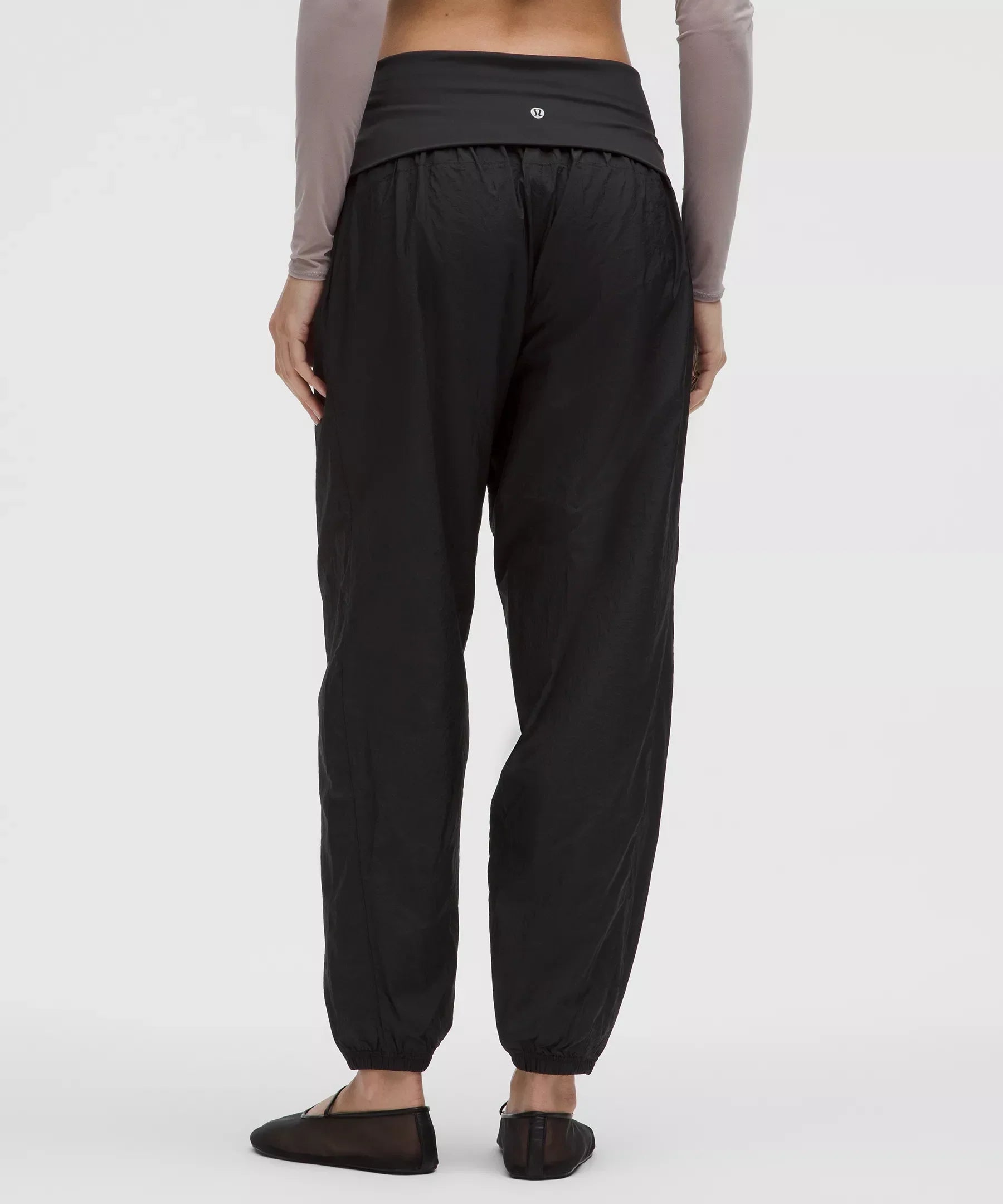 Lightweight Foldover-Waist Jogger