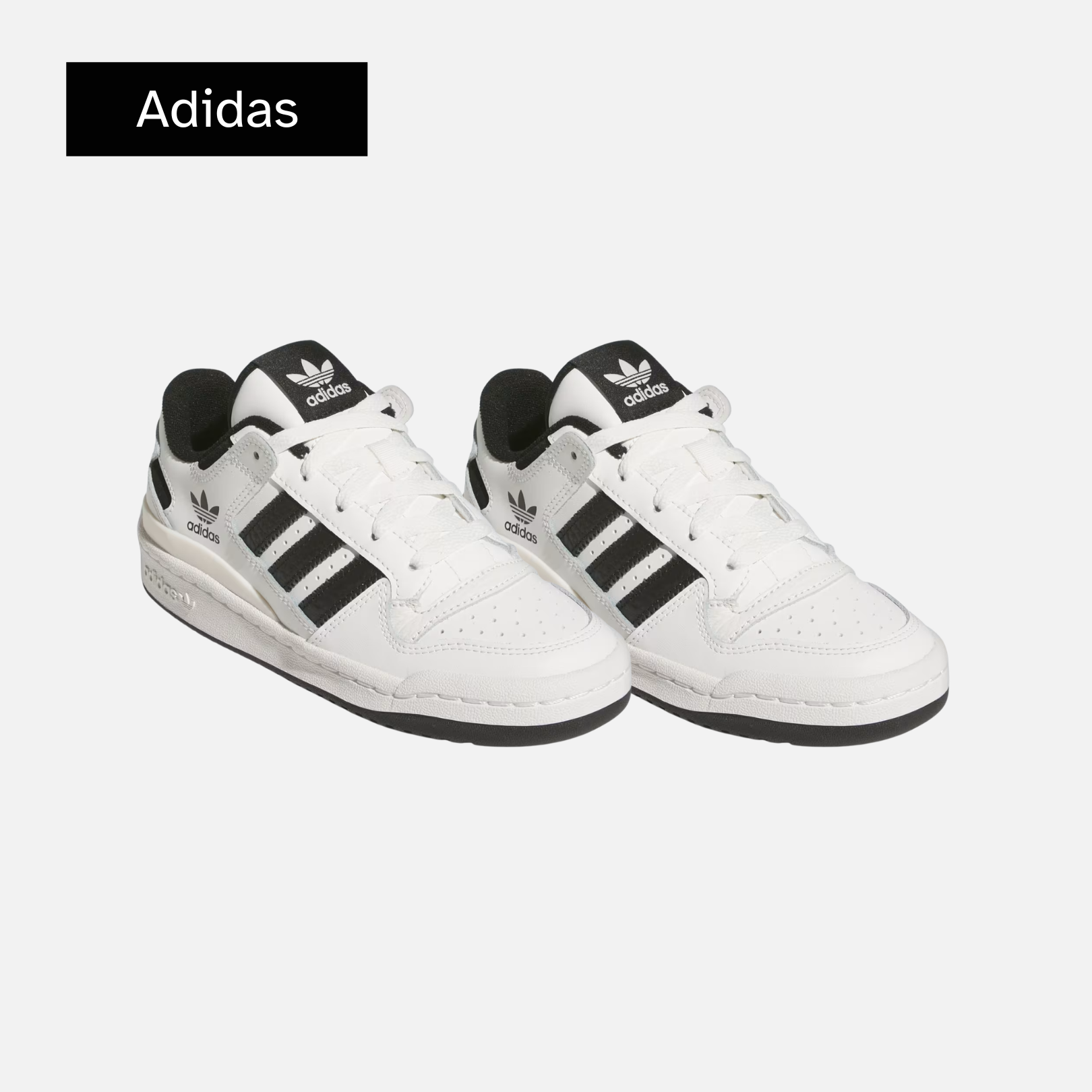 Adidas Forum Low CL J 'White Black'