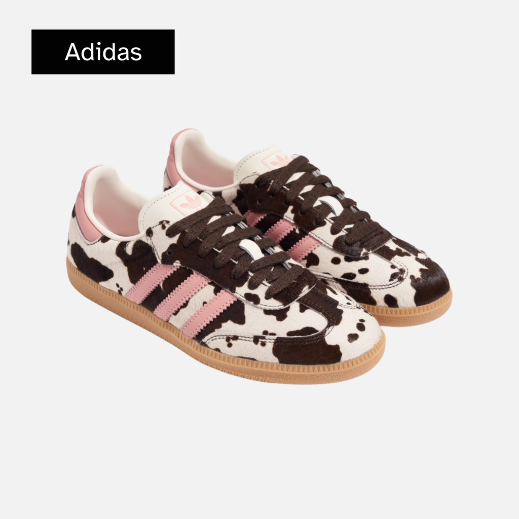 adidas Wmns Samba OG 'Cow Print White Pink'