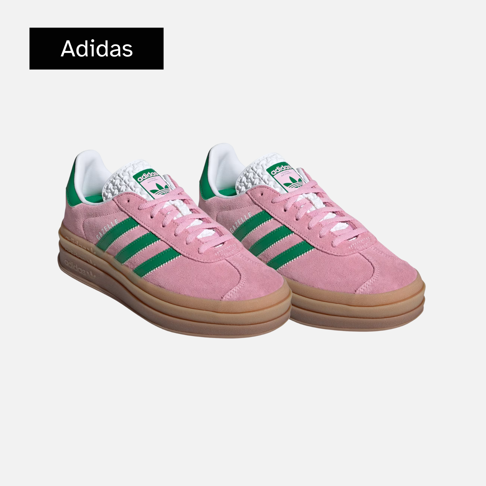 Adidas Wmns Gazelle Bold 'True Pink Green'